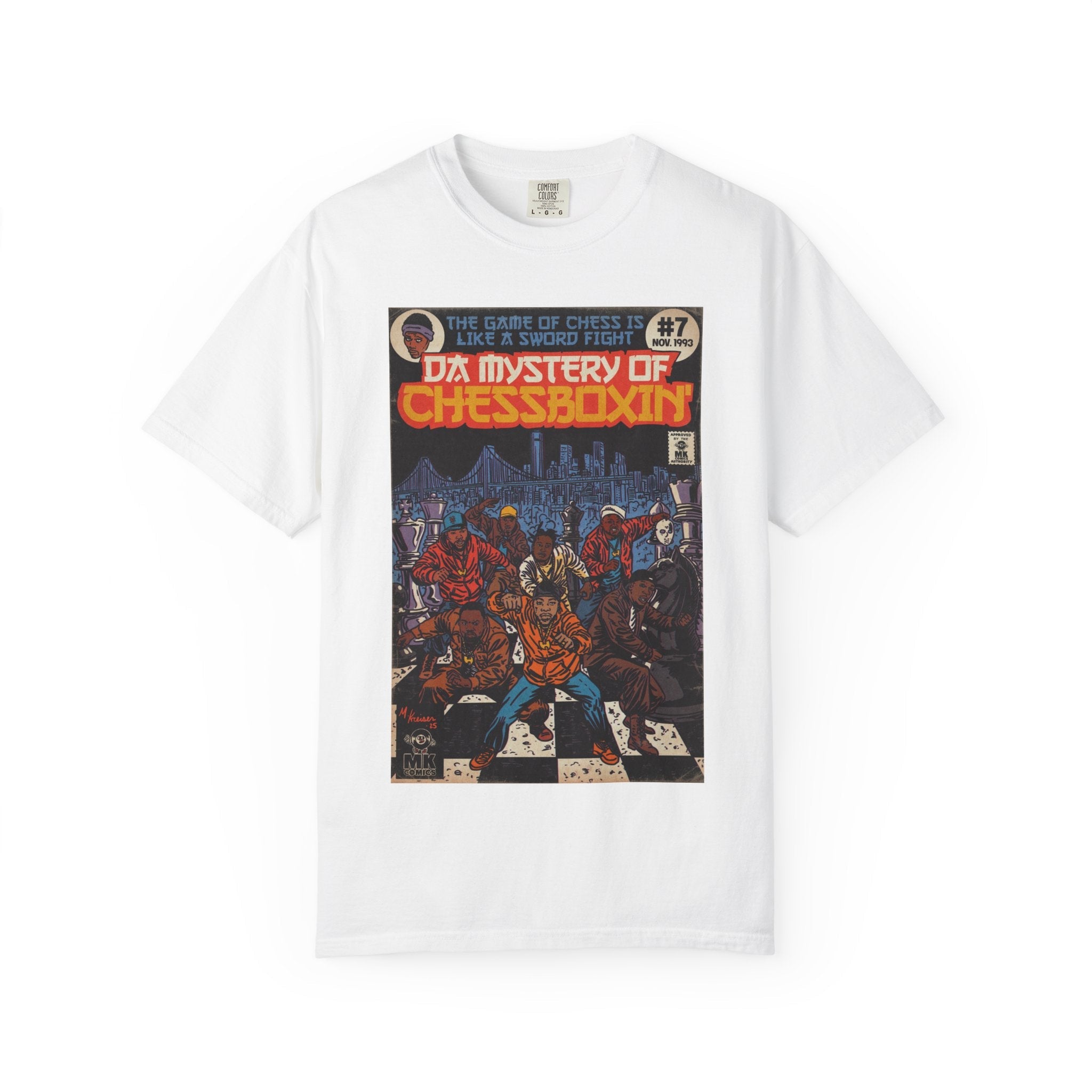 Da Mystery of Chessboxin - Unisex Comfort Colors T-shirt | Hip Hop Graphic Cotton Oversized Streetwear Tee