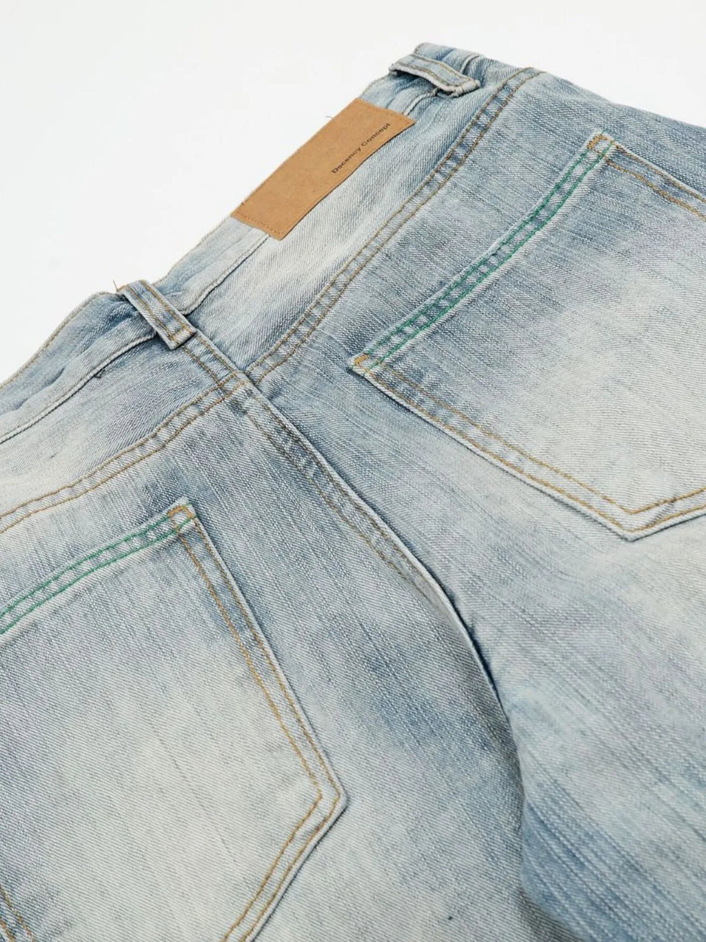 Men's Washed Wide Leg Baggy Jeans