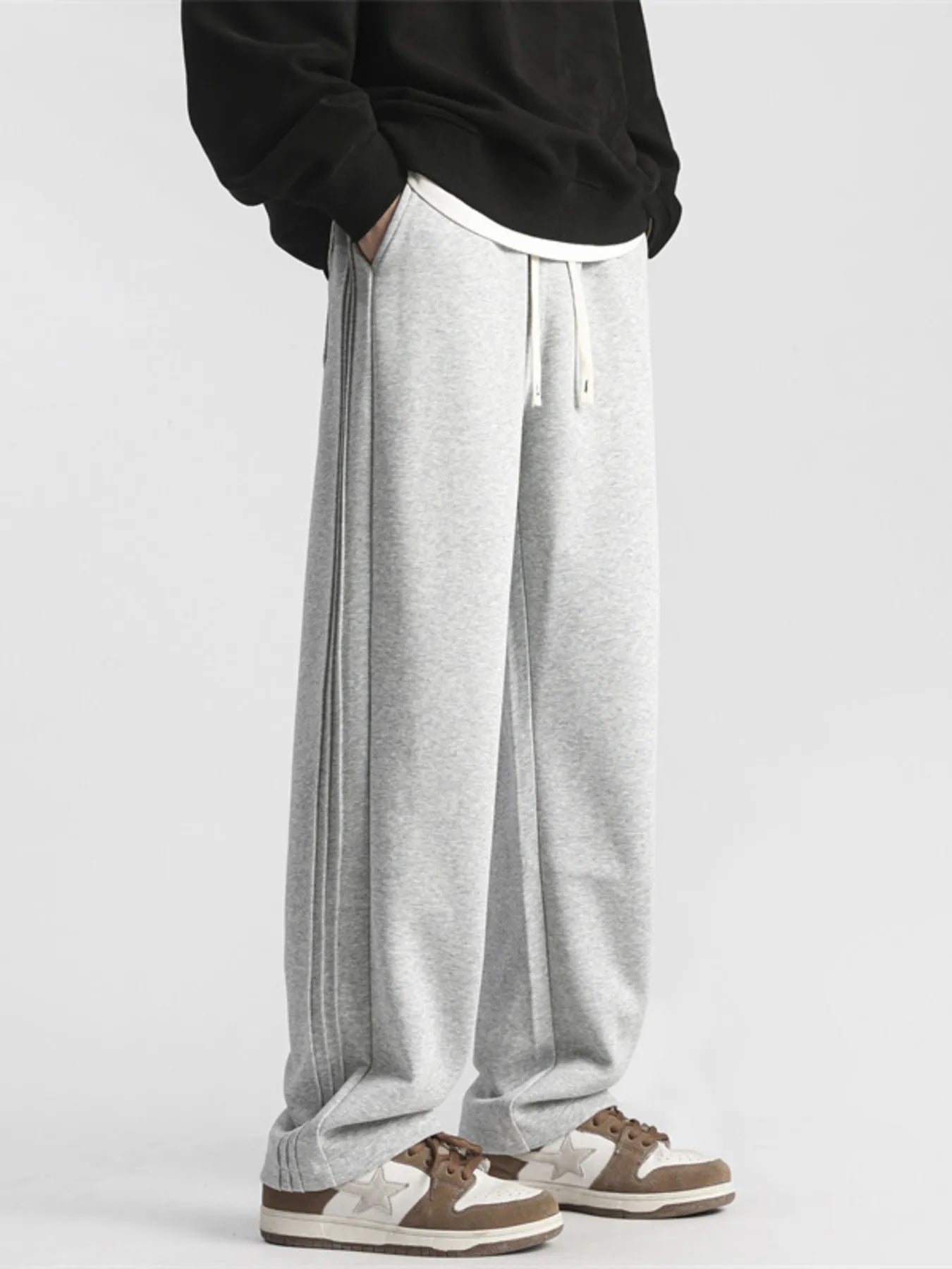 Men's Full Size Casual Loose-Fit Sweatpants Plus Size