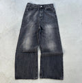 Baggy denim Flared Faded Color