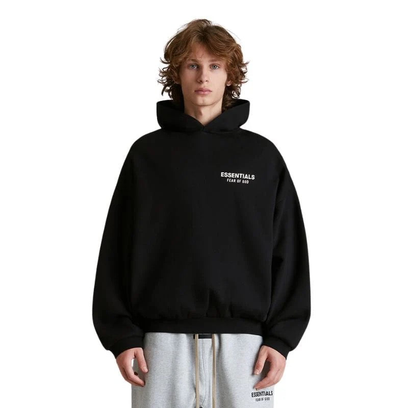 Fleece Hoodie Black