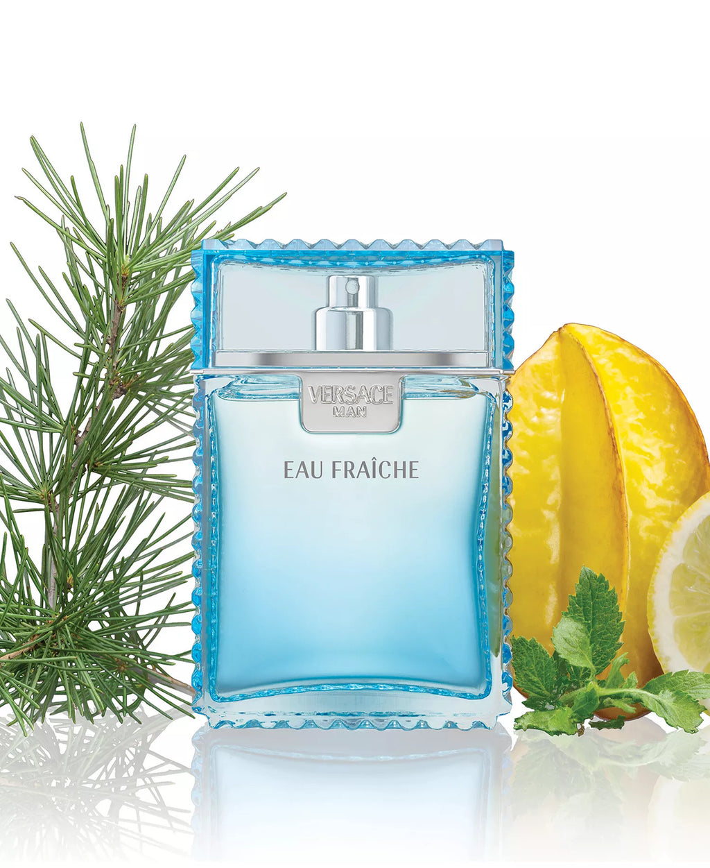 Versace Man Eau Fraiche Eau De Toilette Cologne for Men 6.7 oz