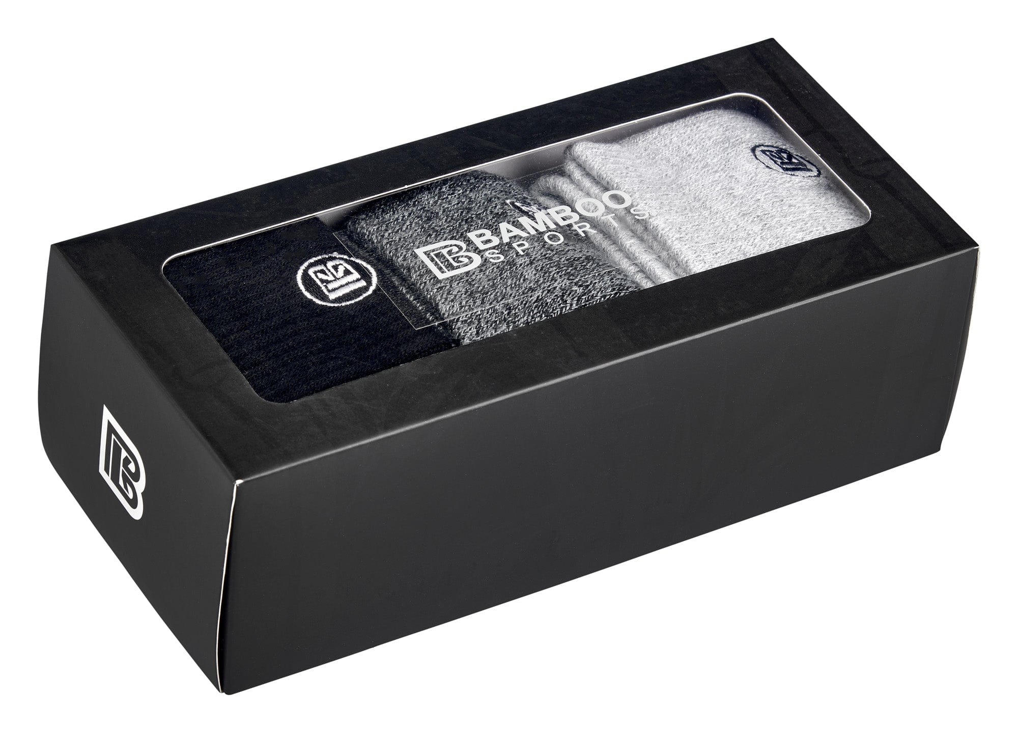 Premium Bamboo Rayon Crew Socks - 3 Pair Gift Box