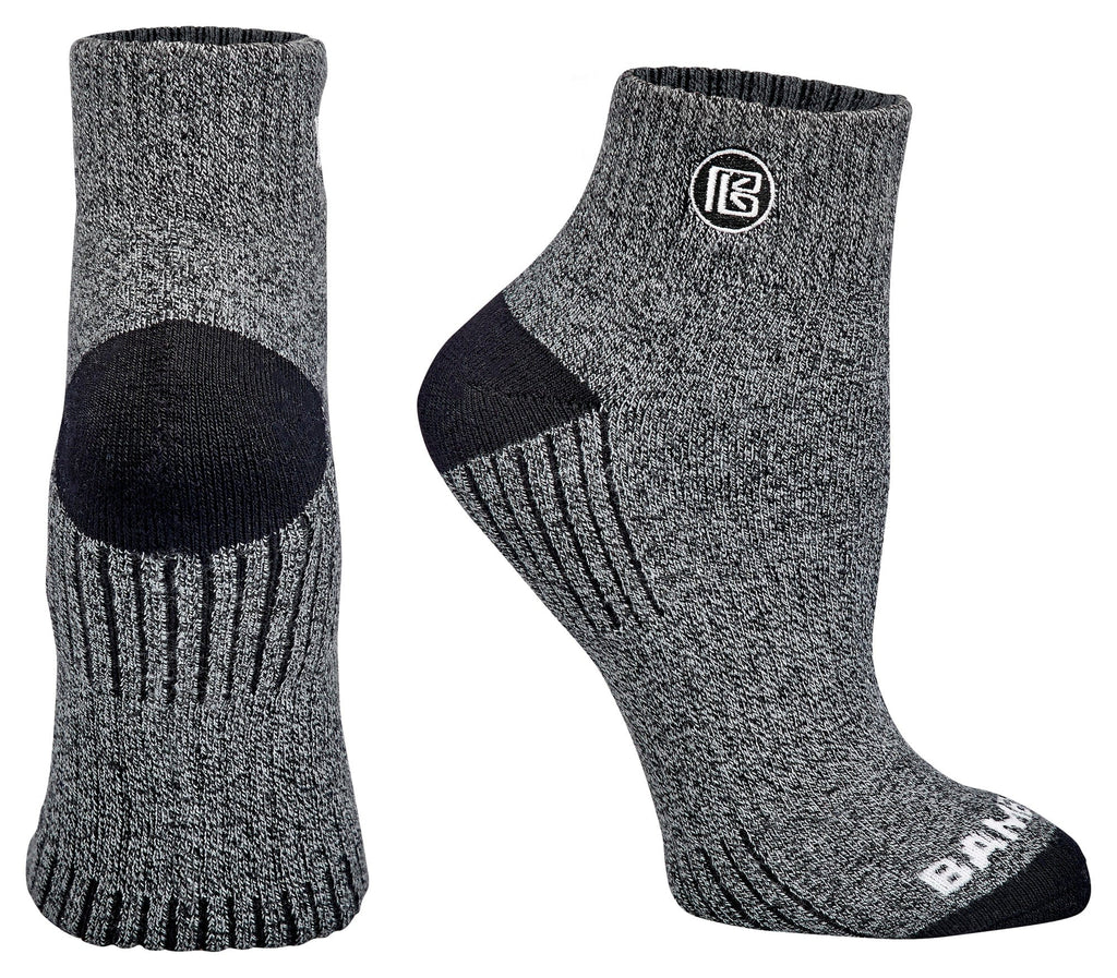 Premium Bamboo Rayon Quarter Crew Socks - 3 Pair Gift Box
