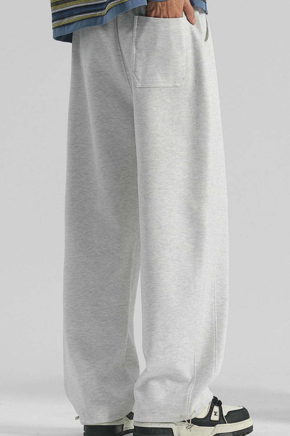 Men's Plus Size Casual Loose Fit Drawstring Sweatpants