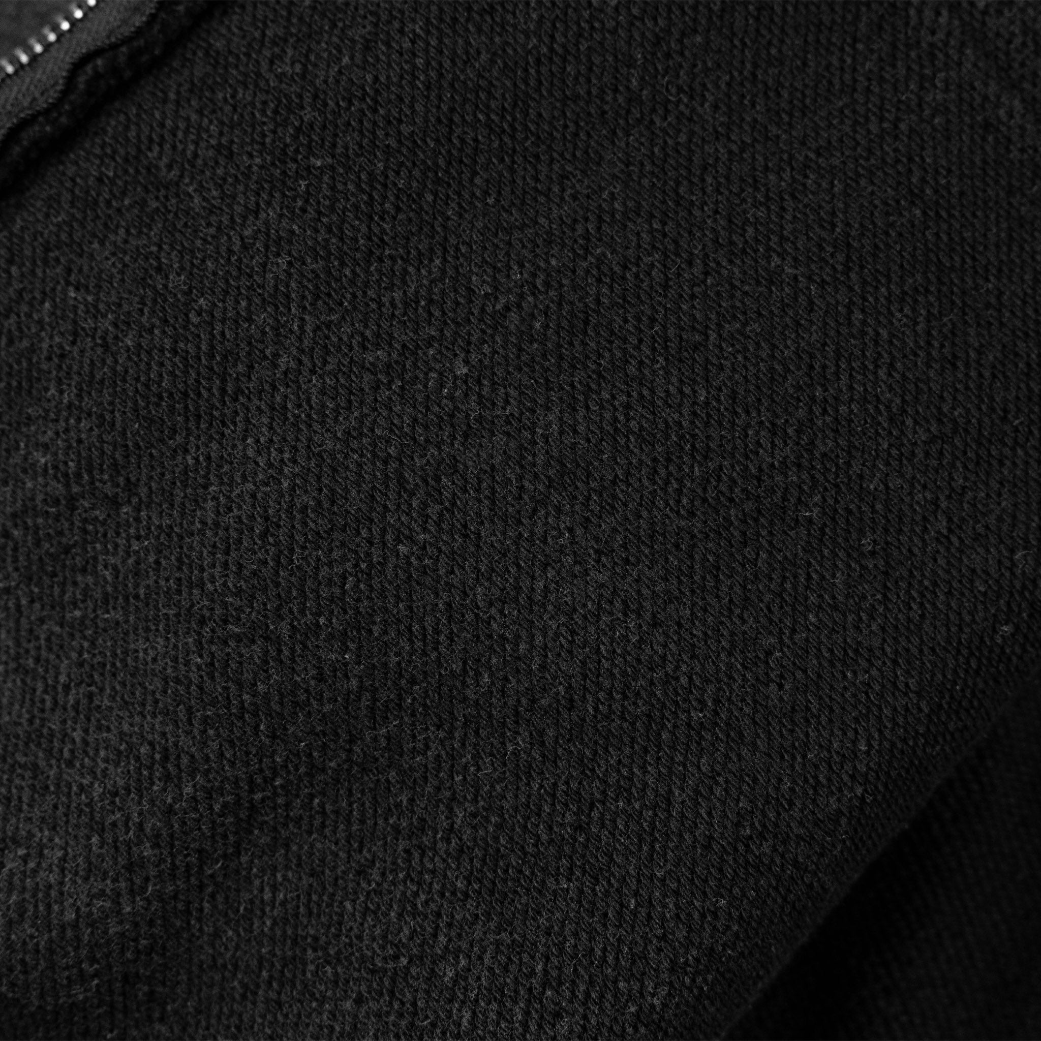 Common Hype Varsity Zip Up Hoodie Black