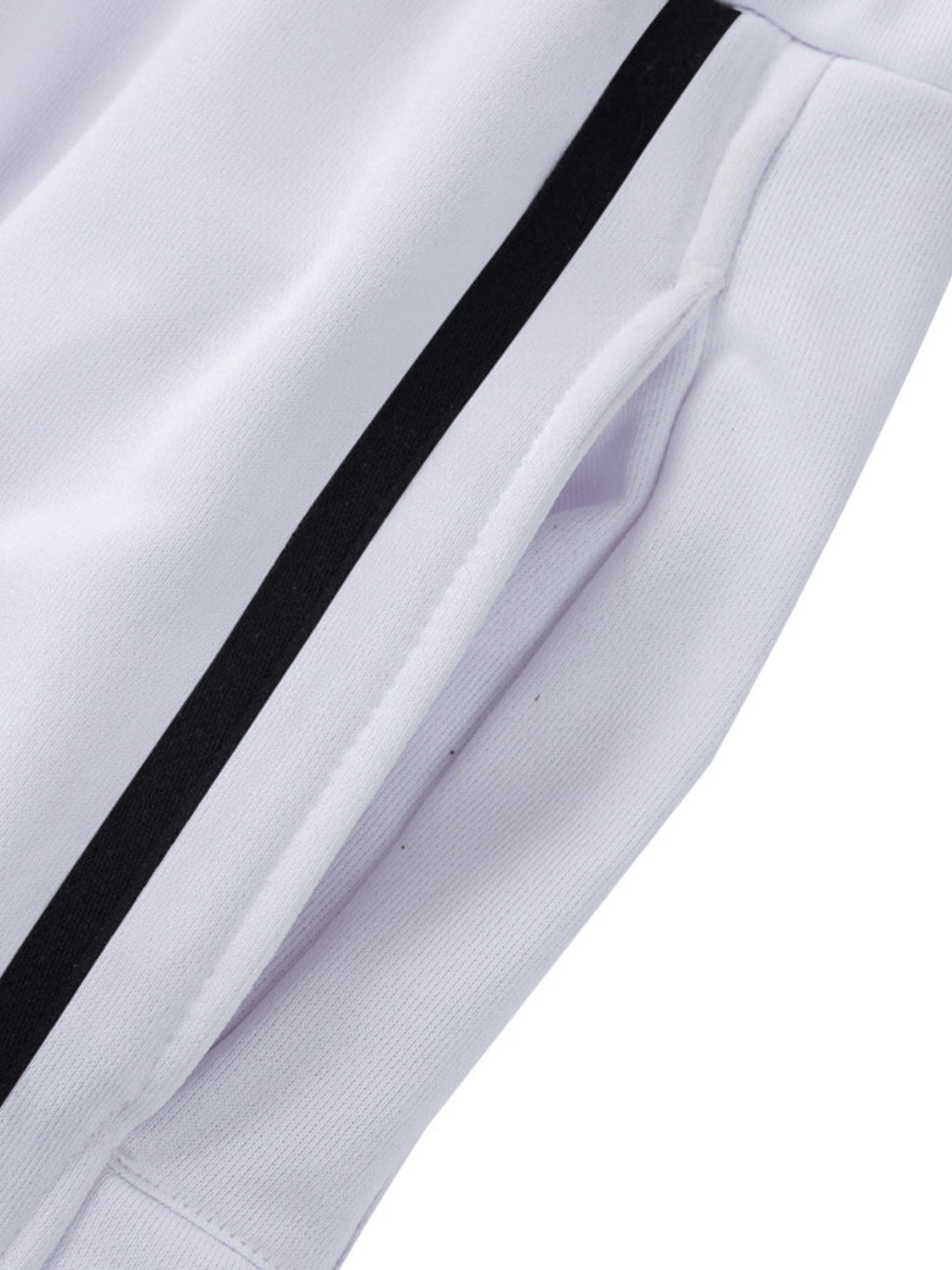 Men's Full Size Loose Fit Side Snap Button Track Pants Plus Size
